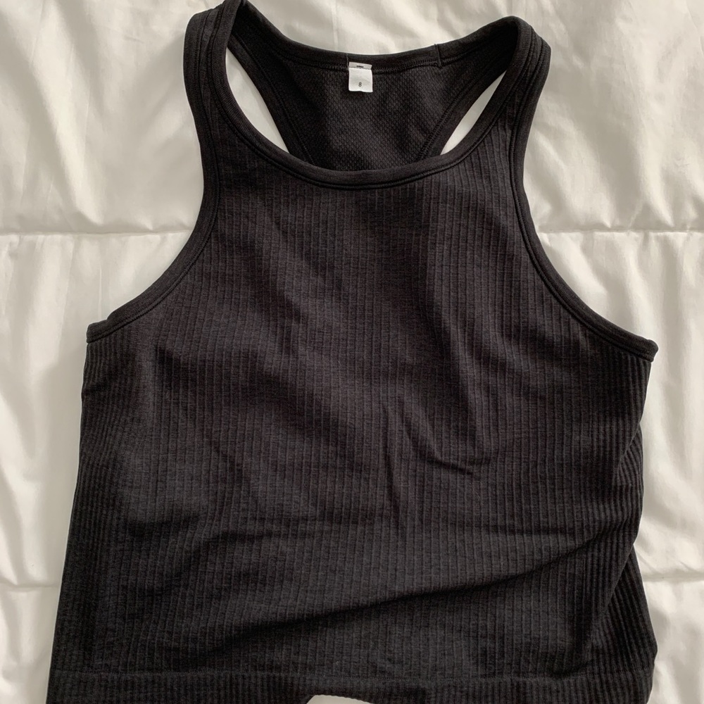 lululemon ebb to street racerback crop tank